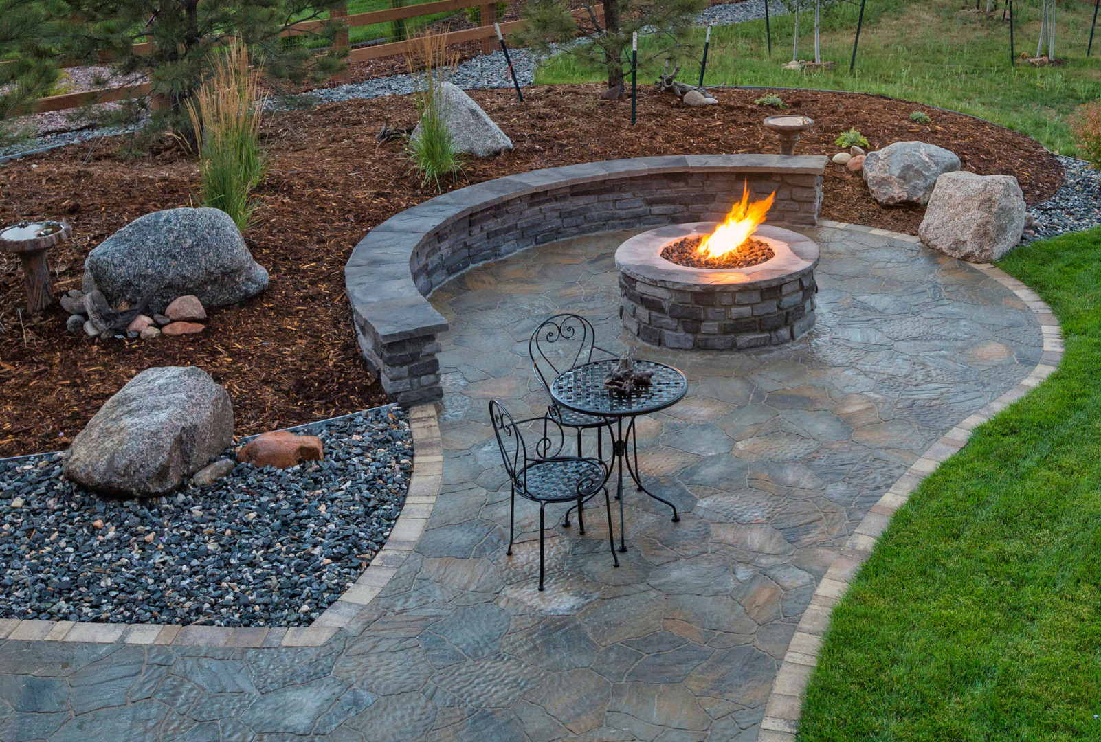 Fire Pits - Bring comfort, function, and timeless appeal to your outdoor space with a custom-built fire pit.